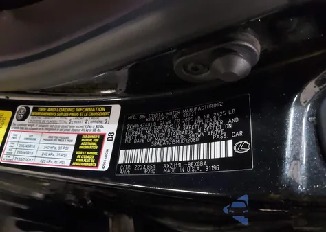 2021 Lexus Es 300H Luxury z USA, uszkodzony, nr VIN 58AEA1C15MU012080